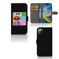 iPhone 14 Plus | Wallet Case | met Pasjes | Popart Princess - thumbnail