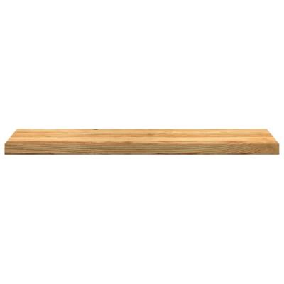 VidaXL Traptreden 2 st 100x30x2 cm massief eikenhout lichtbruin