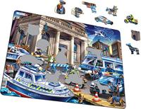 Selecta Larsen legpuzzel de politie, 43st. - thumbnail