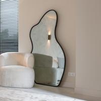 Richmond Organische Spiegel 'Aldon' 181 x 91cm, kleur Zwart - thumbnail