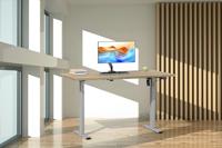 VCM Elektrisch verstelbaar bureau E-Lona (Sonoma eiken/zilver, 140 x 50 cm) - thumbnail
