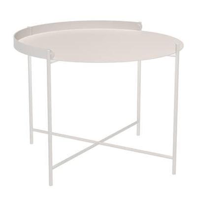 Houe Edge bijzettafel Ø62 cm Muted White