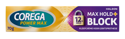 Corega Power Max Max Hold+ Block Kleefcrème