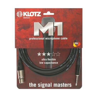 Klotz M1FS1K0300 microfoonkabel 3p XLR female - 6.35 mm 3p jack 3 m