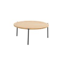 Yoga Coffee Tafel Natural Teak Antracite dia. 90 cm 4SO - 4so - thumbnail
