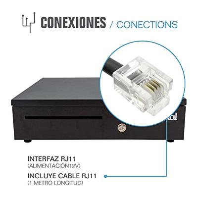 Kassa lade iggual IRON-35 Zwart Multicolour (42 CM) Kassa lade iggual IRON-35 Zwart Multicolour (42 CM)