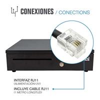 Kassa lade iggual IRON-35 Zwart Multicolour (42 CM) - thumbnail