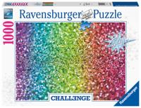Ravensburger Puzzel Challenge Glitter 1000 Stukjes - thumbnail