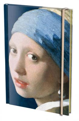 Notitieboek A5, harde kaft: Meisje met de parel Vermeer, Mauritshuis Notitieboek A5, harde kaft: Meisje met de parel Vermeer, Mauritshuis