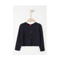 s.Oliver vest met borduursels donkerblauw - thumbnail