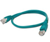 S/FTP Cat6A patchkabel LSZH, groen 1 meter - thumbnail