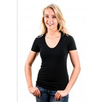 Garage T-Shirt Ladies V-Neck Black (art 0702) - thumbnail