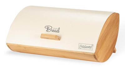 Maestro MR-1775-IVORY broodtrommel Overige Ivoor, Hout Bamboo, Metaal