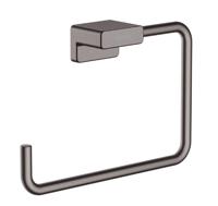 Handdoekring AddStoris HansGrohe Geborsteld Zwart Chroom - thumbnail