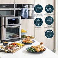 Princess Aerofryer Heteluchtoven 10 l 1500 W Met display Zwart, Zilver - thumbnail