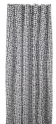 HEMA Douchegordijn 180x200cm Textiel Zwart/wit (zwart/wit)