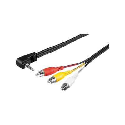 Goobay av 3,5 mm > 3x chich kabel (1,5 meter)