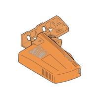 Blum ladegeleiders koppeling - Movento - Rechts - T51.7601 - thumbnail