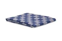Wecoline Theedoek geblokt blauw 70x70 cm (6 stuks) - thumbnail
