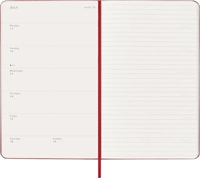 Agenda 2026 msk plan week 7d/1p l hc scarlet red