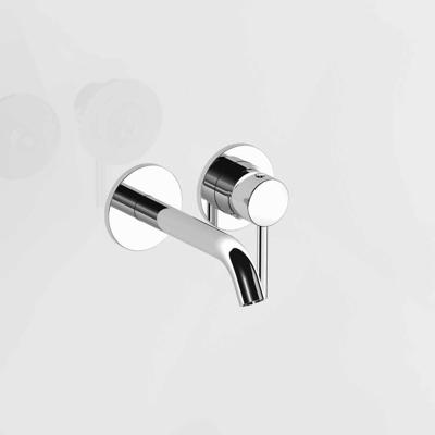 Wastafelmengkraan Sanilux Alesa Rond Inbouw Uitloop 20cm 2-delig