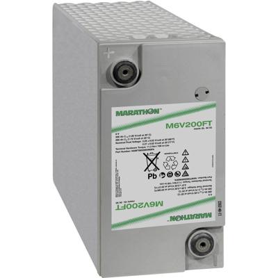 GNB Marathon EXIM6V200FTV0 Loodaccu 6 V 200 Ah Loodvlies (AGM) (b x h x d) 132 x 250 x 361 mm M6-schroefaansluiting Onderhoudsvrij