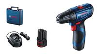 Bosch Professional GSR 120-LI GSR 120-LI Accu-schroefboormachine 12 V 2.0 Ah Li-ion Incl. 2 accus, Incl. lader, Incl. koffer - thumbnail