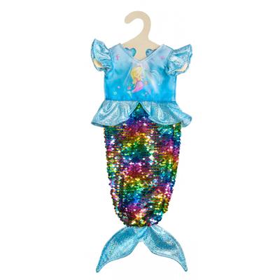 Heless Poppenjurk zeemeermin met pailletten, 35-45 cm