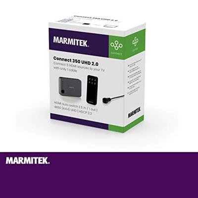 Marmitek Connect 350 UHD 2.0 TV accessoire Zwart Marmitek Connect 350 UHD 2.0 TV accessoire Zwart