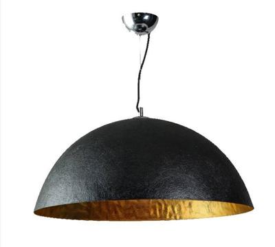 ETH Stoere hanglampMezzo Tondo 70cm zwart met goud - 05-HL4172-3034G