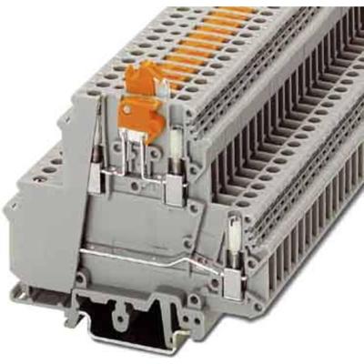 Phoenix Contact UKK 5-MTK-P/P 2800004 Doorgangsserieklem Aantal polen: 4 0.2 mm² 4 mm² Grijs 50 stuk(s)