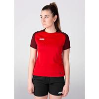 JAKO 6122D T-Shirt Performance Dames - Rood/Zwart - 36 - thumbnail