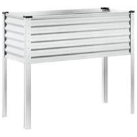 VidaXL Plantenbak 100x41x90 cm weervast staal - thumbnail