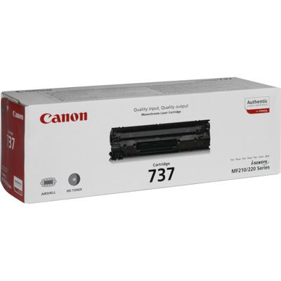 Canon Tonercassette 737 BK 9435B002 Origineel Zwart 2400 bladzijden