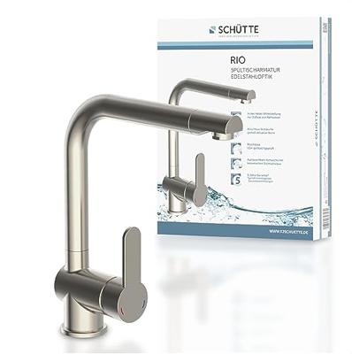 Keukenmengkraan Schutte Rio Hoge Draaibare Uitloop RVS Schütte Keukenmengkraan Schutte Rio Hoge Draaibare Uitloop RVS Schütte