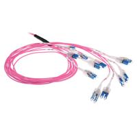 ACT 5 meter Multimode 50/125 OM4 glasvezel prefabkabel 24F LC Polarity Twist - thumbnail
