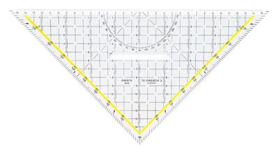 Aristo AR-1648/2 Tekendriehoek 32,5 Cm Met Greep