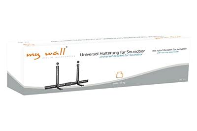 My Wall HZ 31 L Soundbar-beugel Vast Zwart 1 stuk(s)