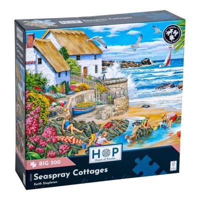 Seaspray Cottages Puzzel 500 XL Stukjes