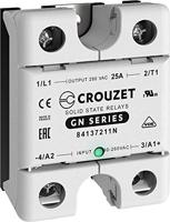 Crouzet Halfgeleiderrelais 84137211N 25 A Schakelspanning (max.): 280 V/AC Willekeurig schakelend 1 stuk(s) - thumbnail