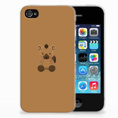 Apple iPhone 4 | 4s Telefoonhoesje met Naam Baby Hyena
