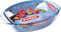 Pyrex ovale ovenschaal 39x27 cm glas - thumbnail