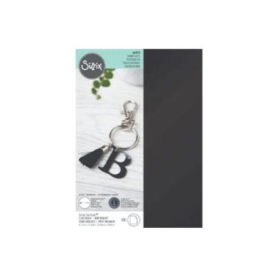 Sizzix • surfacez shrink plastic black gloss 10pieces a4