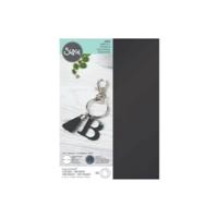Sizzix • surfacez shrink plastic black gloss 10pieces a4 - thumbnail