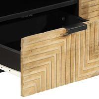 Tv-meubel 105x33x46 cm massief mangohout bruin - thumbnail