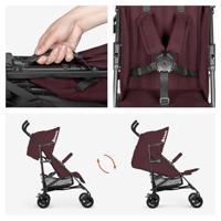 HAUCK - Wandelwagen met wandelstok - Fold N Care - 4 wielen - Blackberry - thumbnail