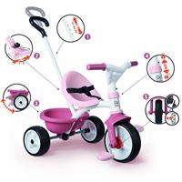 Smoby Baby Balade Driewieler met Fluisterbanden Roze/Wit - thumbnail