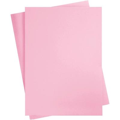 Creativ Company Gekleurd karton, a2, vel 420x594 mm, 180 gr, lichtroze, 10 vel/ 1 doos