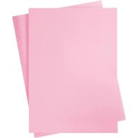 Creativ Company Gekleurd karton, a2, vel 420x594 mm, 180 gr, lichtroze, 10 vel/ 1 doos - thumbnail