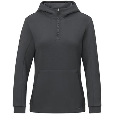 JAKO 6745D Sweater Met Kap Pro Casual Dames - Asgrijs - 38